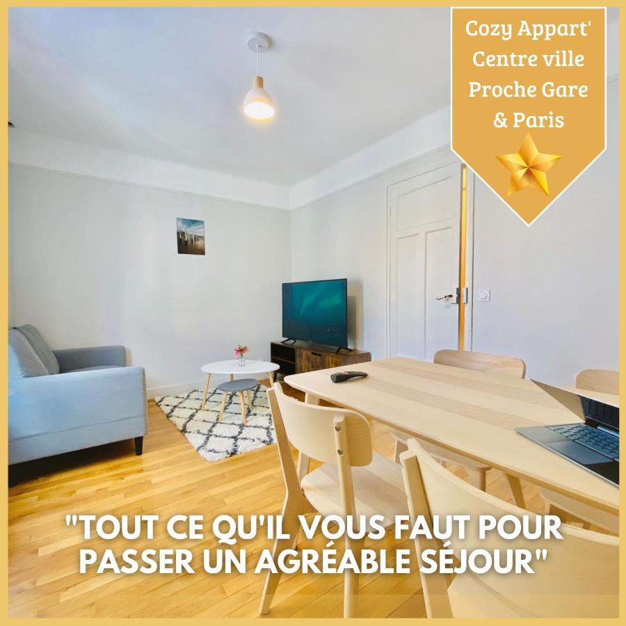 Cozy Appart'3 - Centre Ville & Proche Gare - Cozy Houses Massy  Exteriör bild